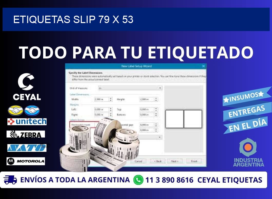 ETIQUETAS SLIP 79 x 53