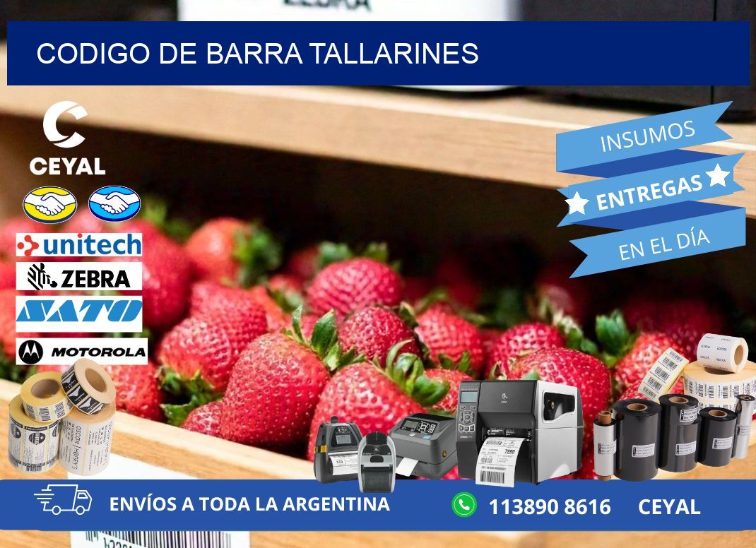 codigo de barra TALLARINES