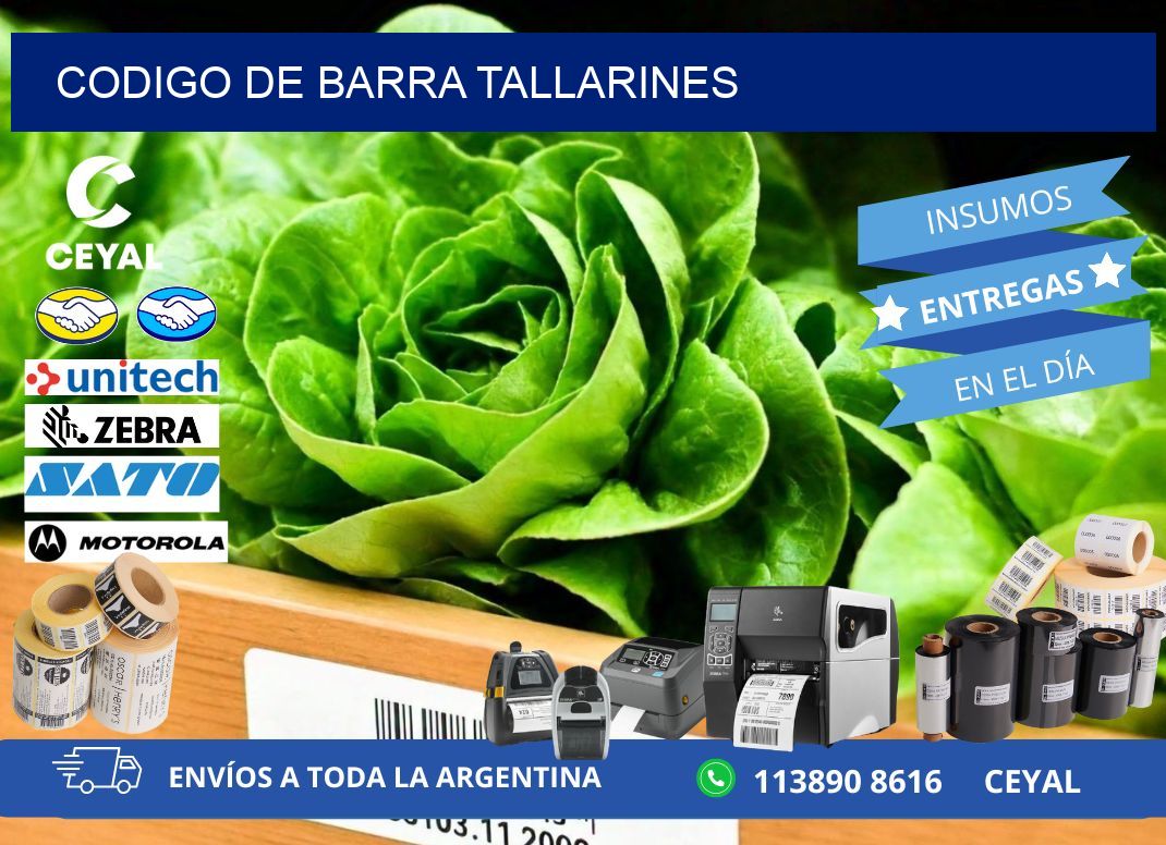 codigo de barra TALLARINES