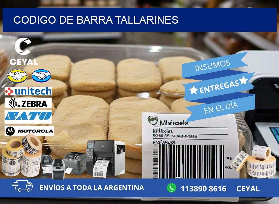 codigo de barra TALLARINES