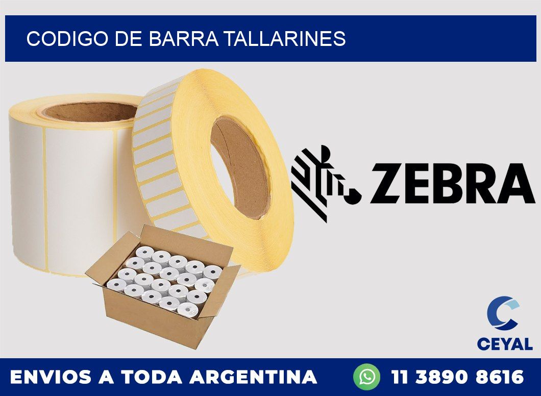 codigo de barra TALLARINES