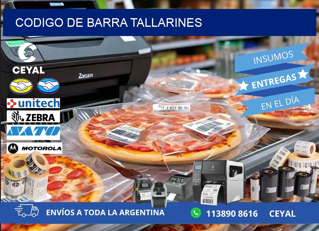 codigo de barra TALLARINES