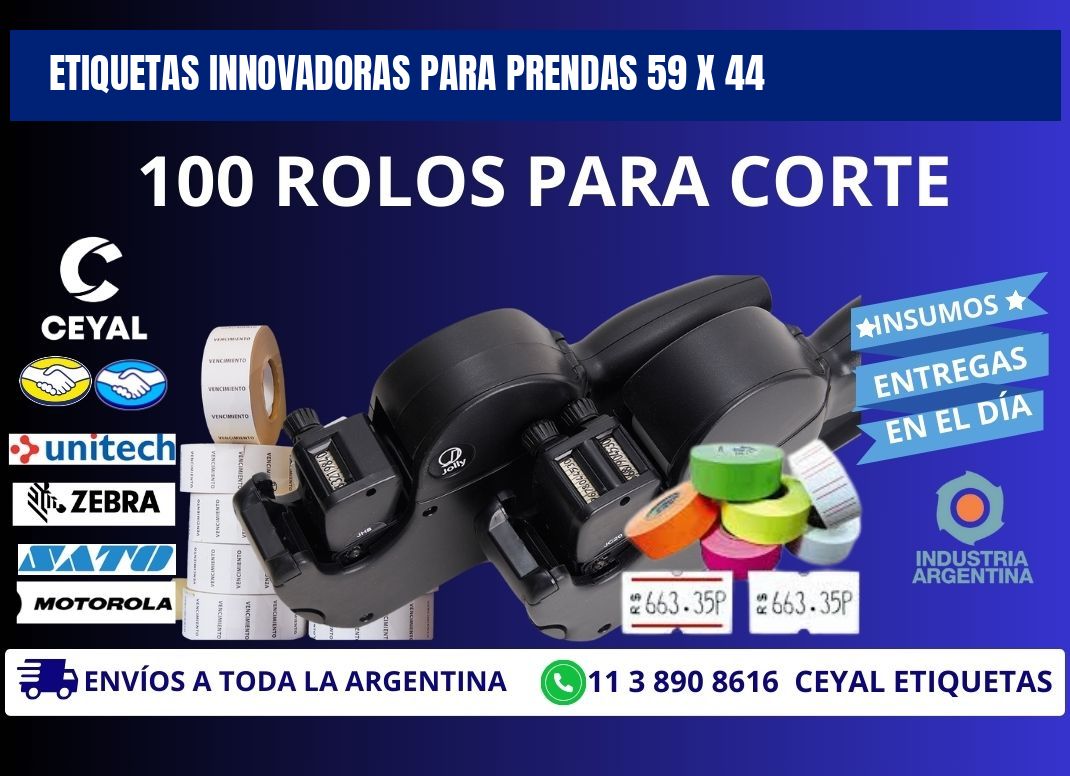 ETIQUETAS INNOVADORAS PARA PRENDAS 59 x 44