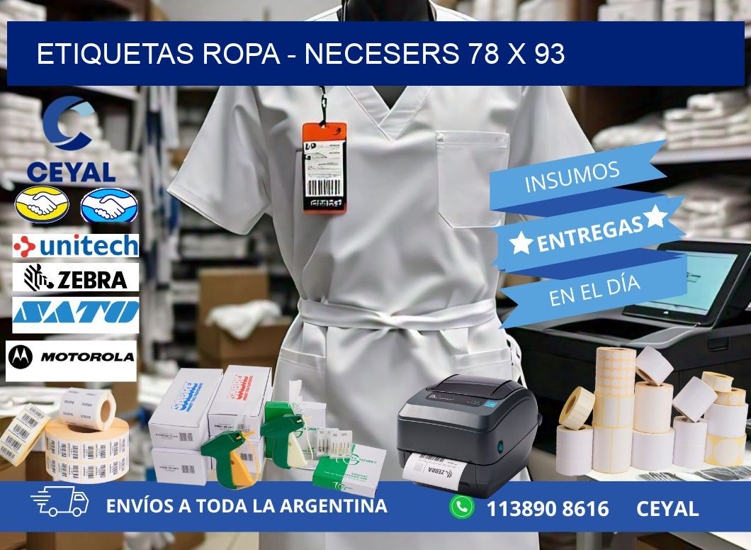 ETIQUETAS ROPA – NECESERS 78 x 93