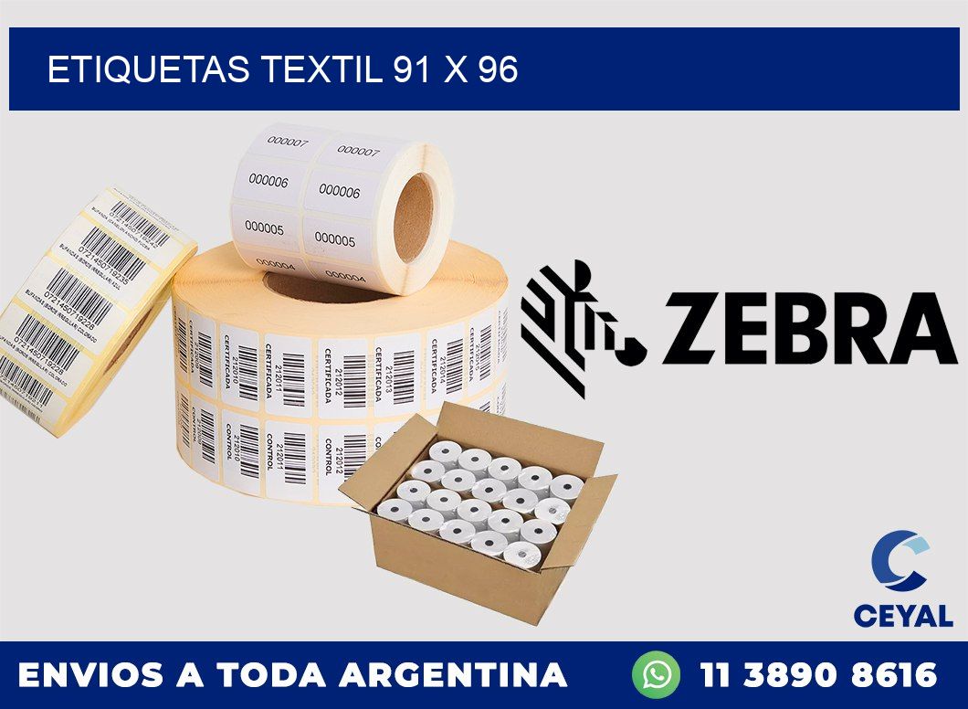 ETIQUETAS TEXTIL 91 x 96