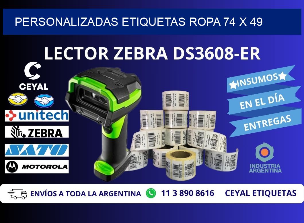 PERSONALIZADAS ETIQUETAS ROPA 74 x 49