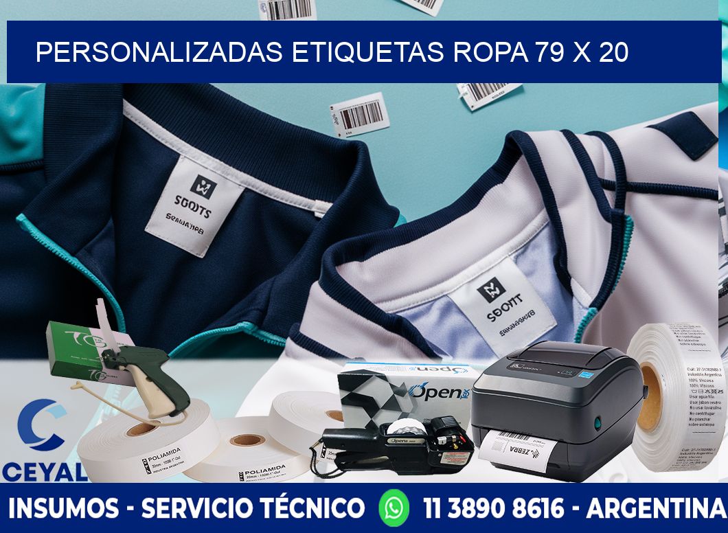 PERSONALIZADAS ETIQUETAS ROPA 79 x 20