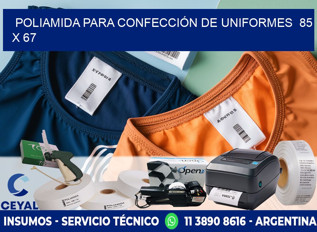 POLIAMIDA PARA CONFECCIÓN DE UNIFORMES  85 x 67