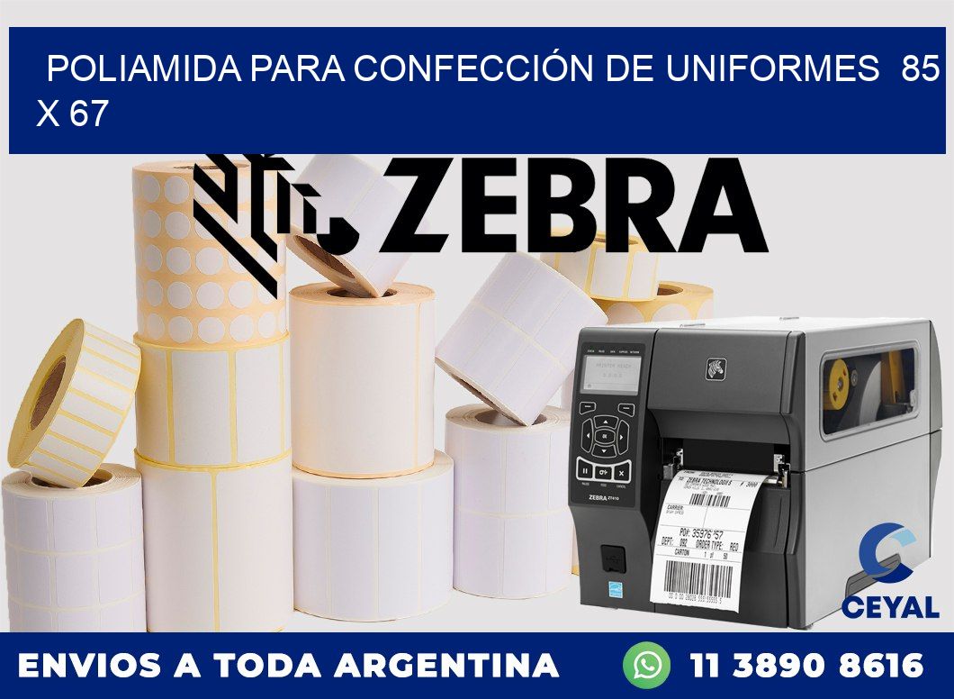 POLIAMIDA PARA CONFECCIÓN DE UNIFORMES  85 x 67