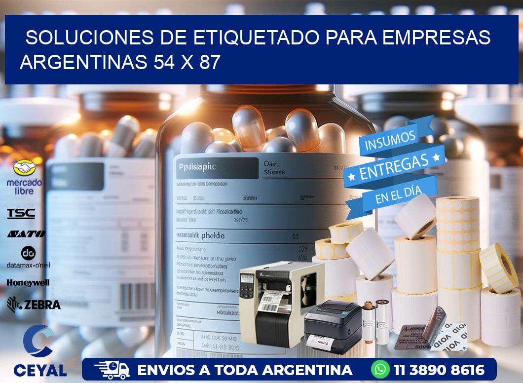 Soluciones de Etiquetado para Empresas Argentinas 54 x 87