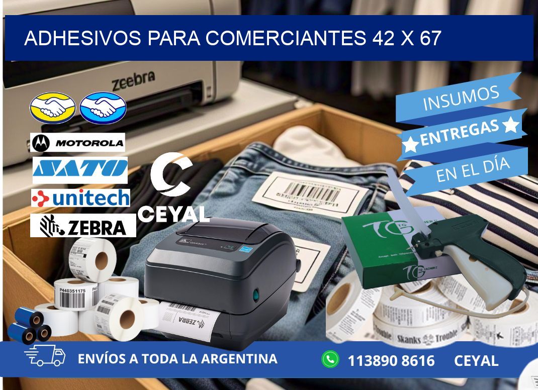 ADHESIVOS PARA COMERCIANTES 42 x 67