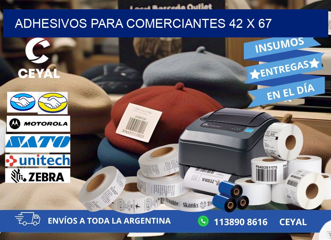 ADHESIVOS PARA COMERCIANTES 42 x 67