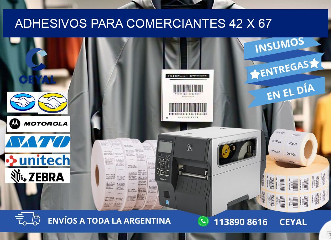 ADHESIVOS PARA COMERCIANTES 42 x 67