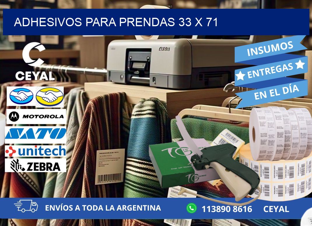 ADHESIVOS PARA PRENDAS 33 x 71