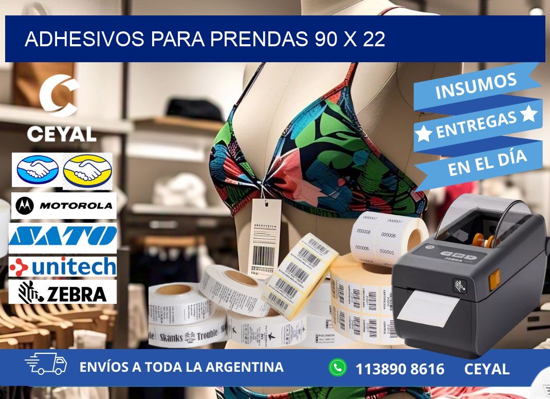 ADHESIVOS PARA PRENDAS 90 x 22