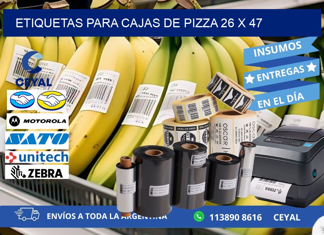 ETIQUETAS PARA CAJAS DE PIZZA 26 x 47