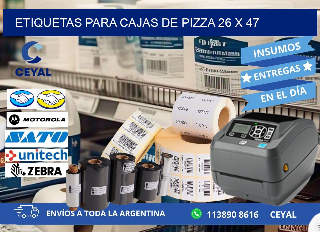 ETIQUETAS PARA CAJAS DE PIZZA 26 x 47