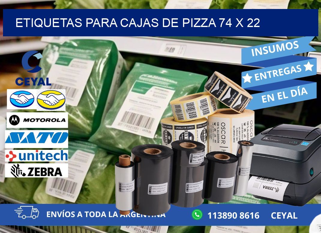 ETIQUETAS PARA CAJAS DE PIZZA 74 x 22