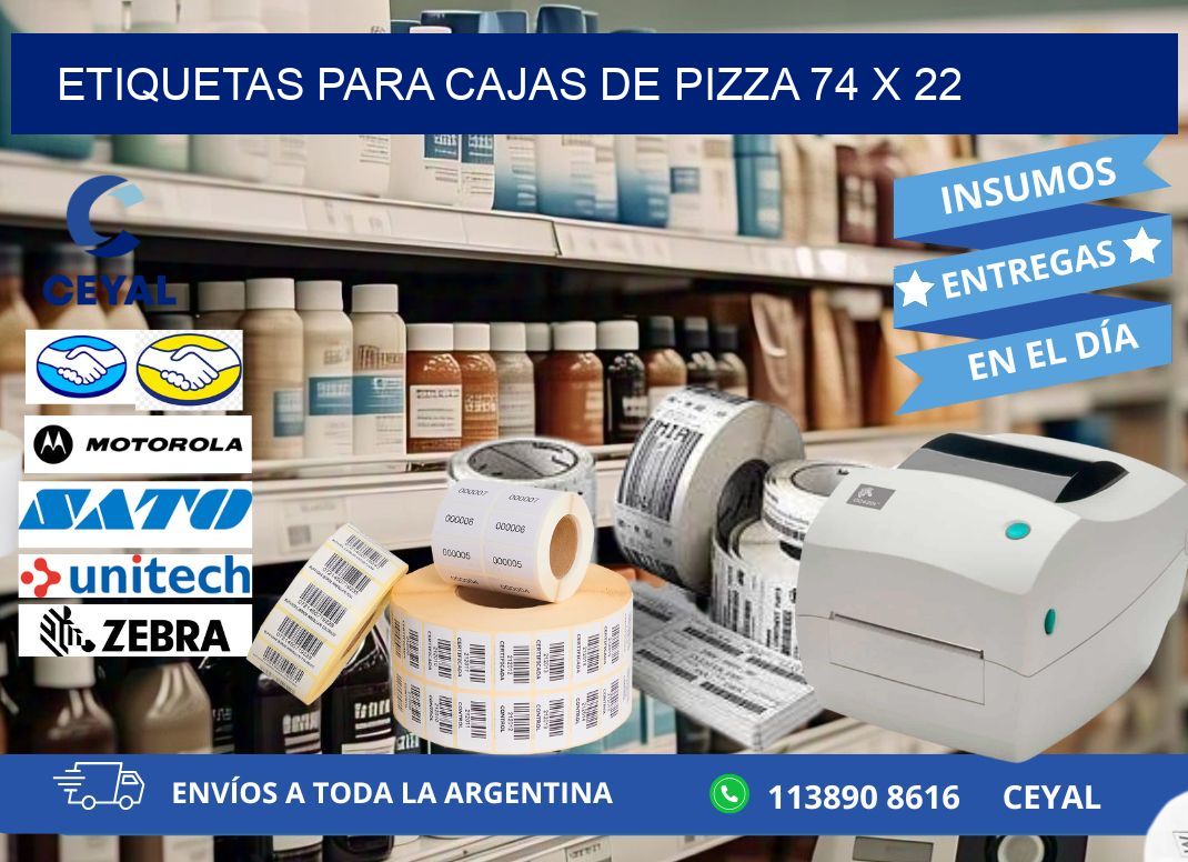 ETIQUETAS PARA CAJAS DE PIZZA 74 x 22