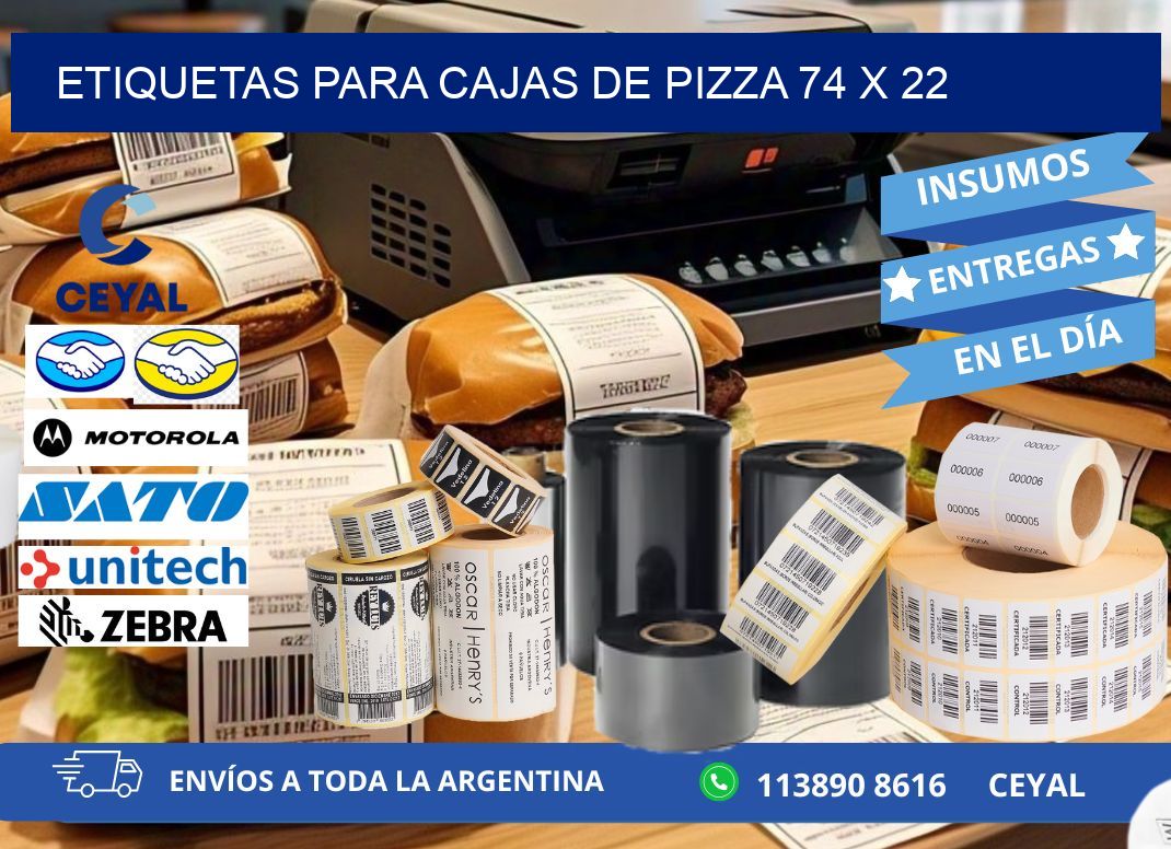 ETIQUETAS PARA CAJAS DE PIZZA 74 x 22