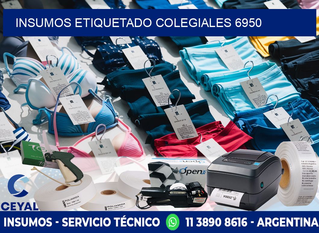 INSUMOS ETIQUETADO Colegiales 6950