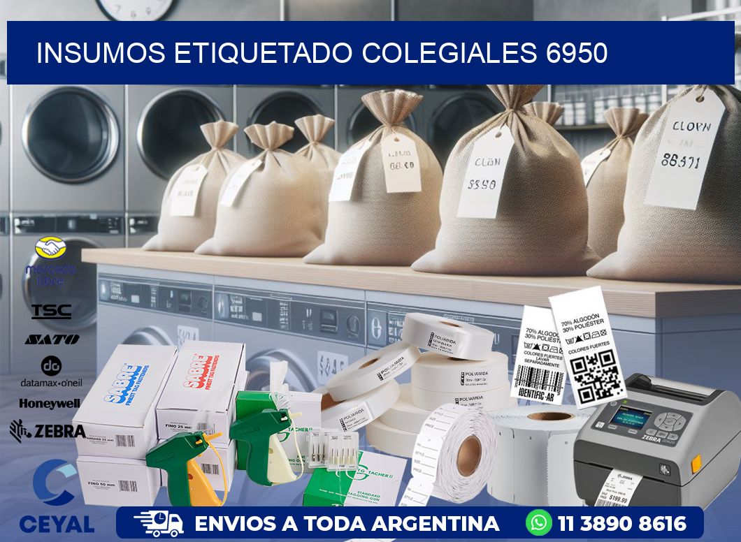 INSUMOS ETIQUETADO Colegiales 6950