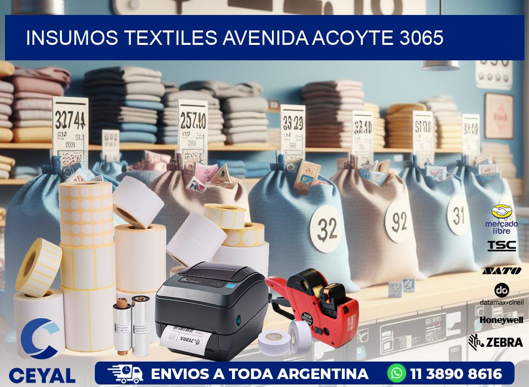 INSUMOS TEXTILES AVENIDA ACOYTE 3065