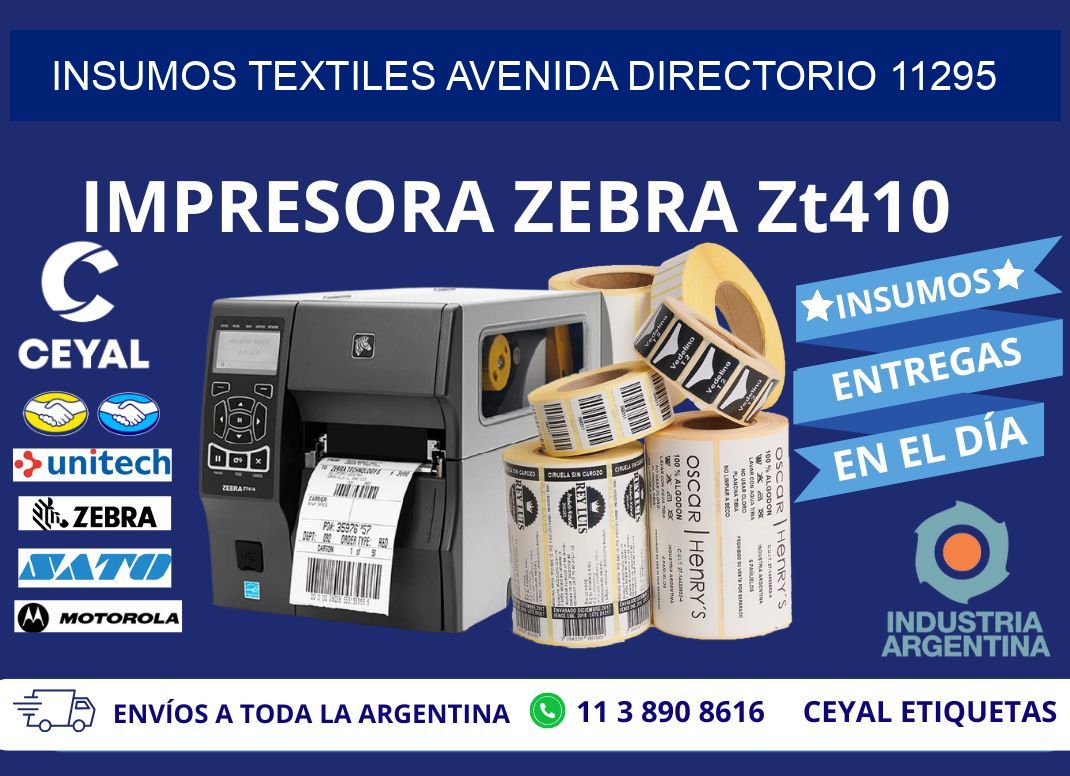 INSUMOS TEXTILES AVENIDA DIRECTORIO 11295