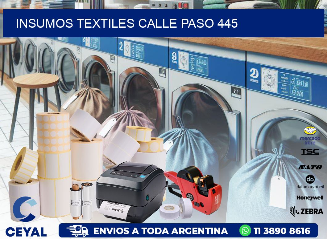 INSUMOS TEXTILES CALLE PASO 445