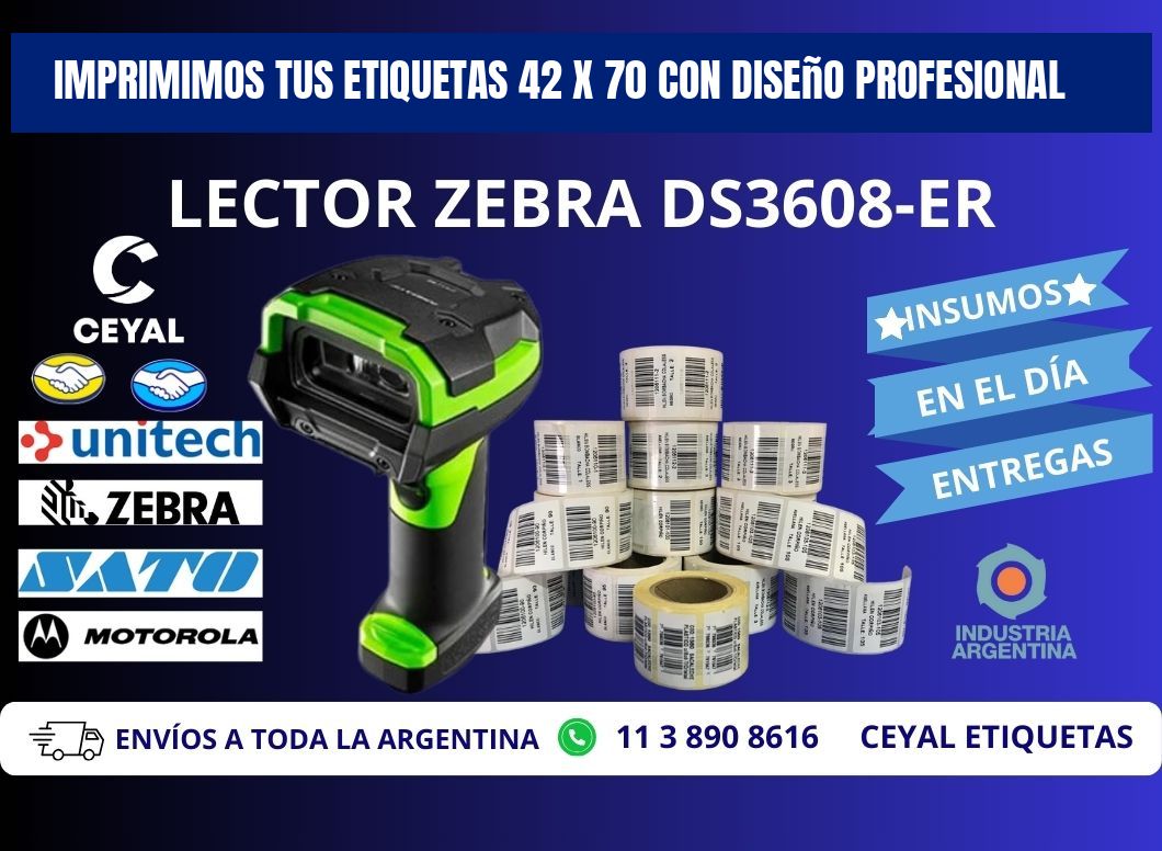 Imprimimos tus Etiquetas 42 x 70 con Diseño Profesional