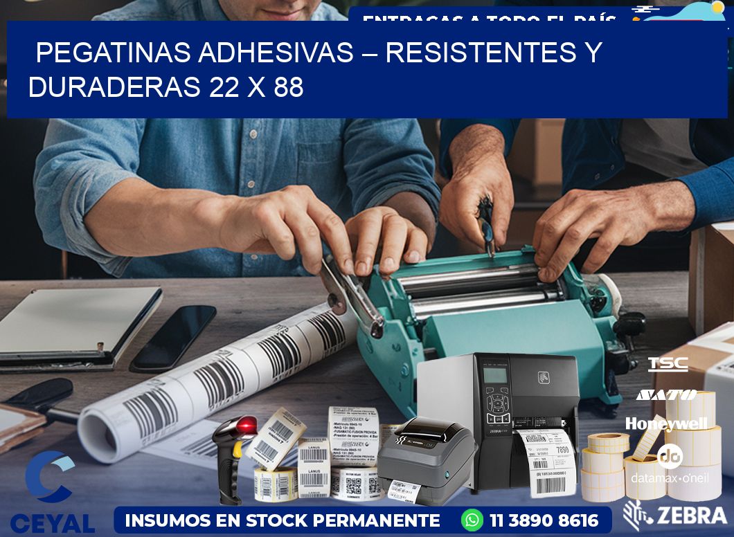 Pegatinas Adhesivas – Resistentes y Duraderas 22 x 88