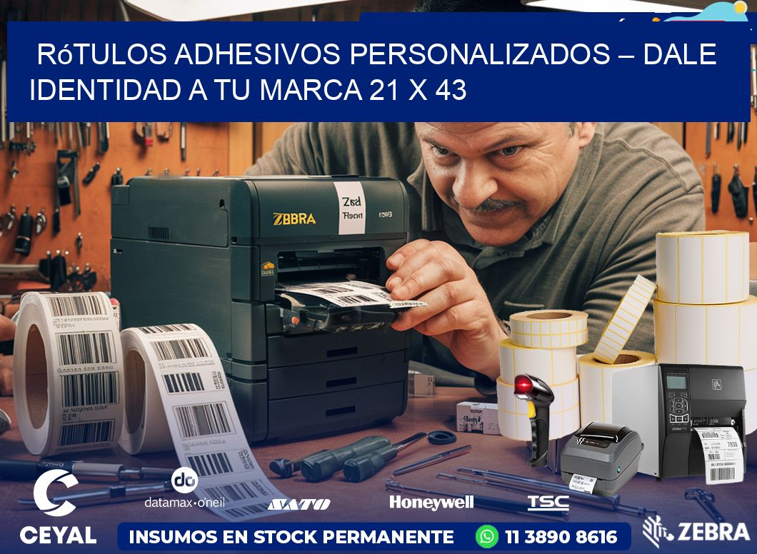 Rótulos Adhesivos Personalizados – Dale Identidad a Tu Marca 21 x 43