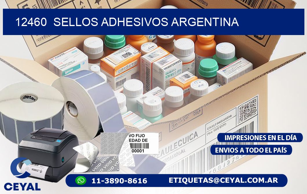 12460  Sellos Adhesivos Argentina