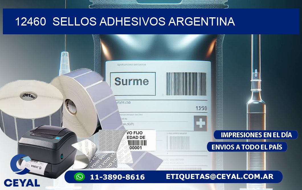 12460  Sellos Adhesivos Argentina