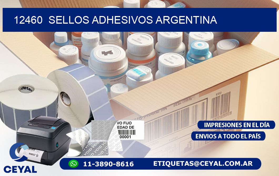 12460  Sellos Adhesivos Argentina