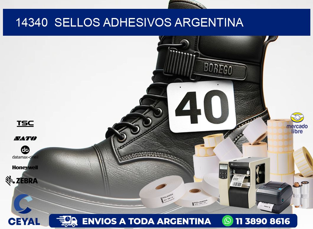 14340  Sellos Adhesivos Argentina