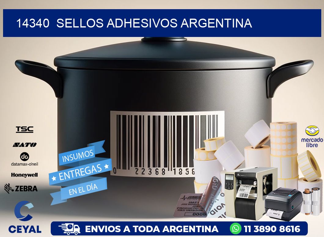 14340  Sellos Adhesivos Argentina