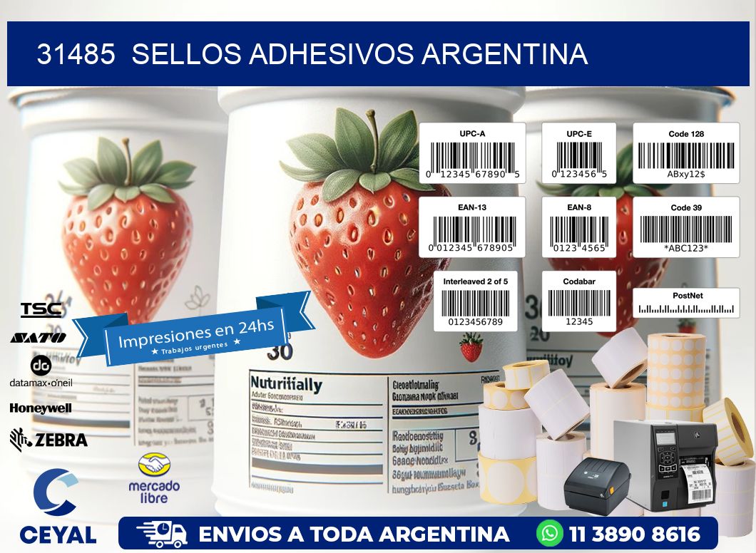 31485  Sellos Adhesivos Argentina