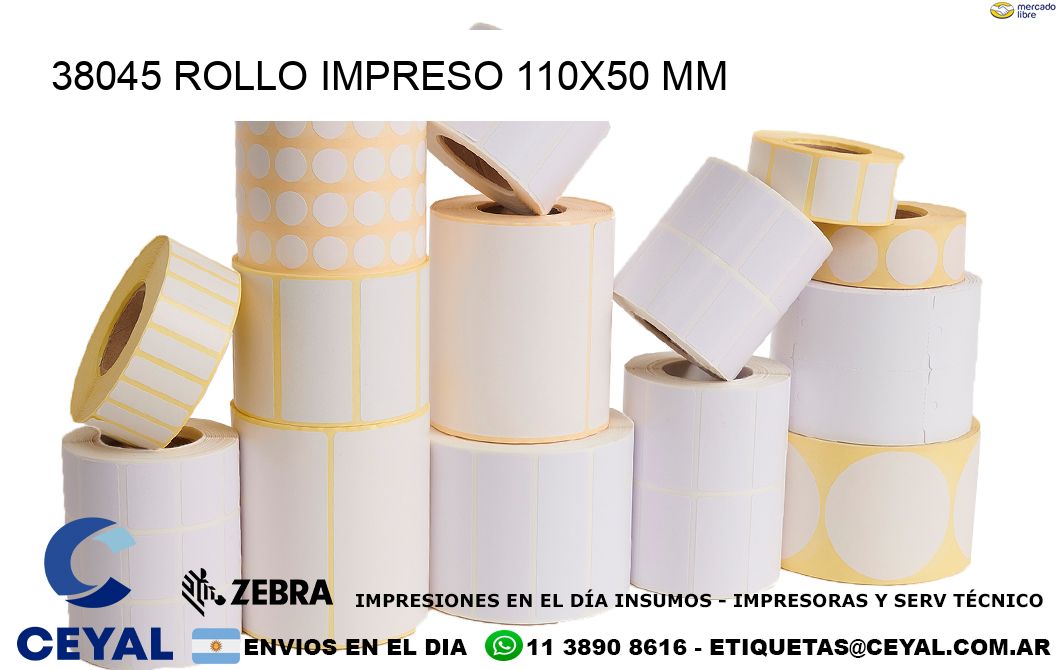 38045 ROLLO IMPRESO 110x50 mm