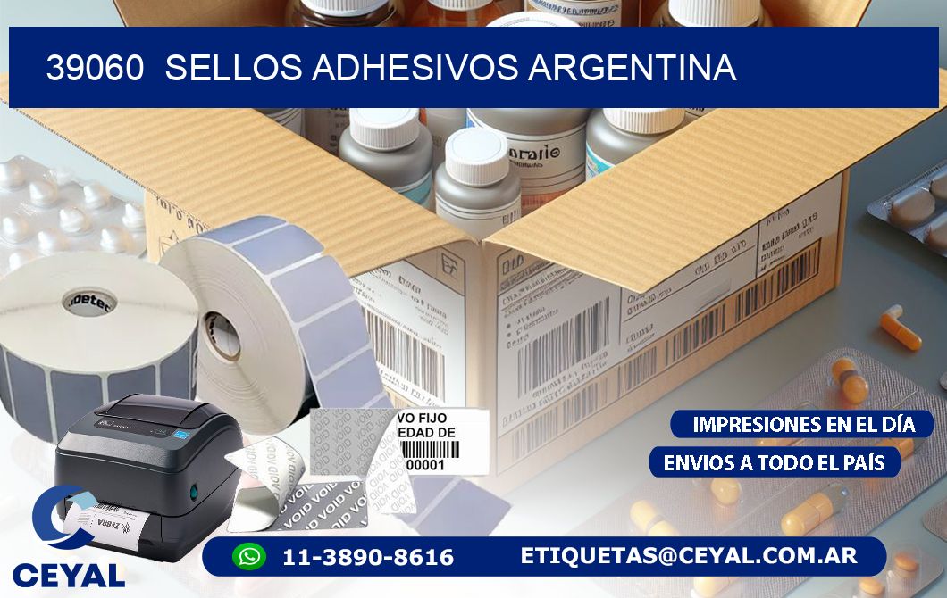 39060  Sellos Adhesivos Argentina