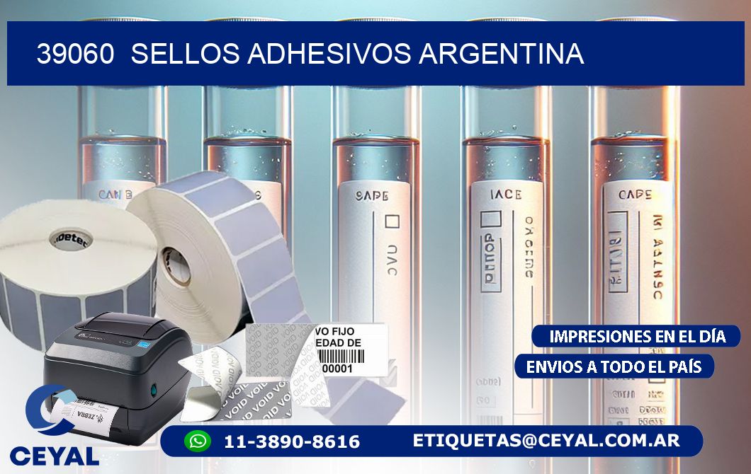 39060  Sellos Adhesivos Argentina