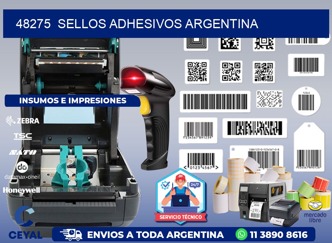 48275  Sellos Adhesivos Argentina