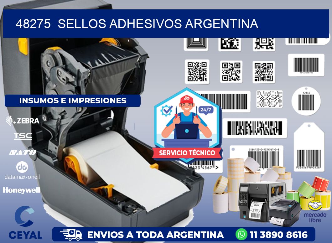 48275  Sellos Adhesivos Argentina