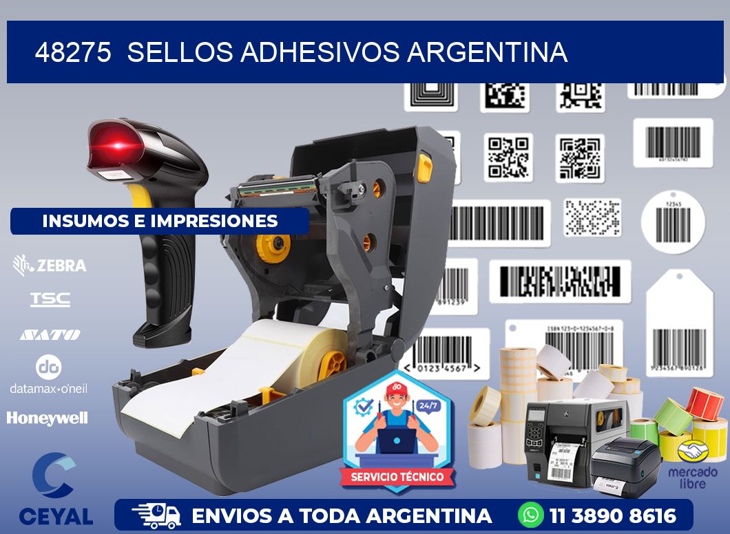 48275  Sellos Adhesivos Argentina