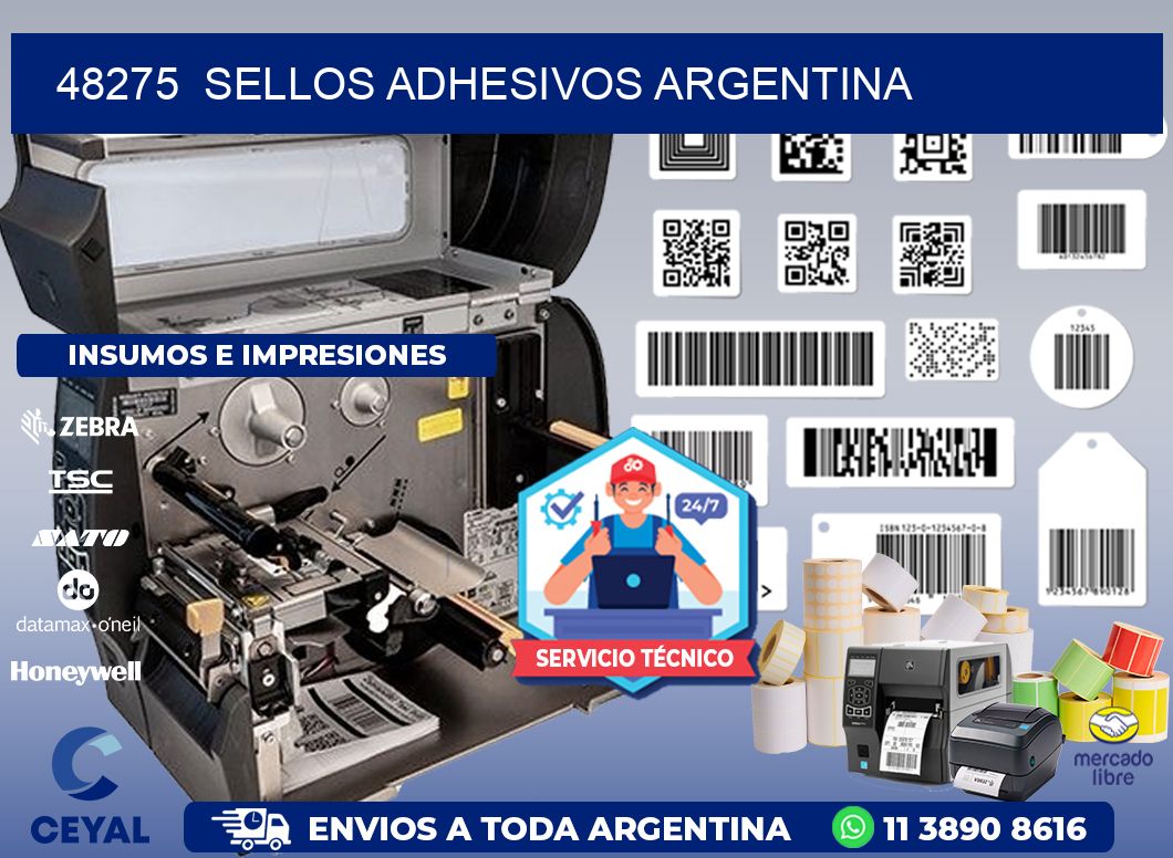 48275  Sellos Adhesivos Argentina