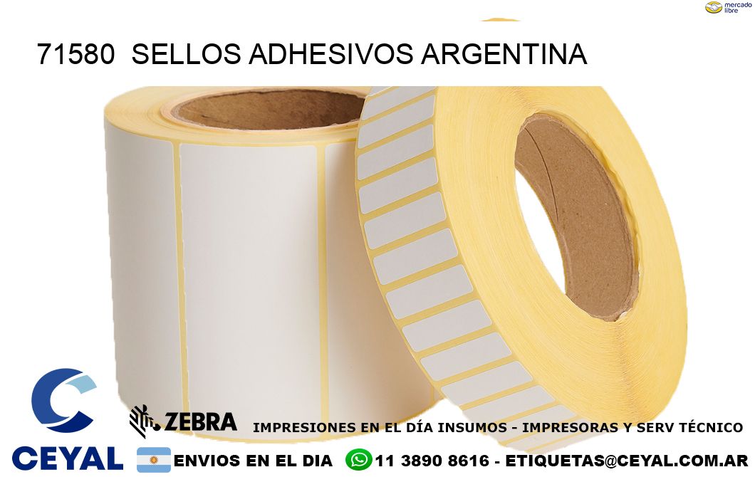 71580  Sellos Adhesivos Argentina