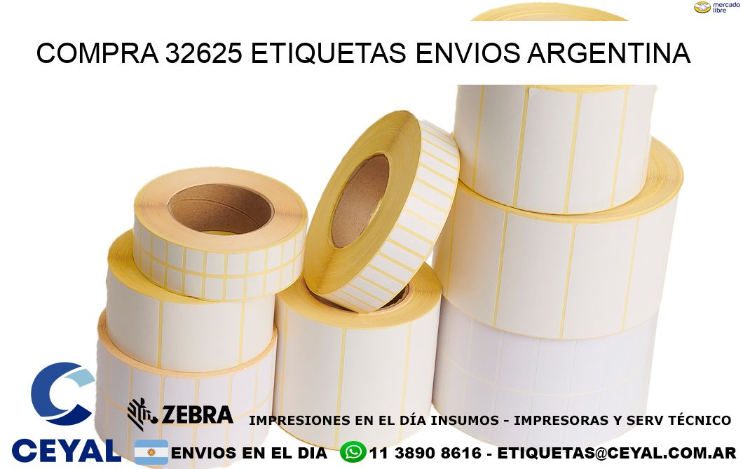 COMPRA 32625 ETIQUETAS ENVIOS ARGENTINA