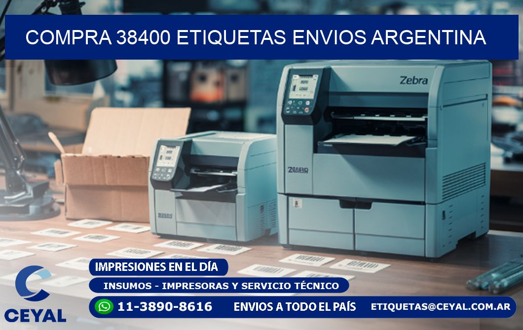 COMPRA 38400 ETIQUETAS ENVIOS ARGENTINA