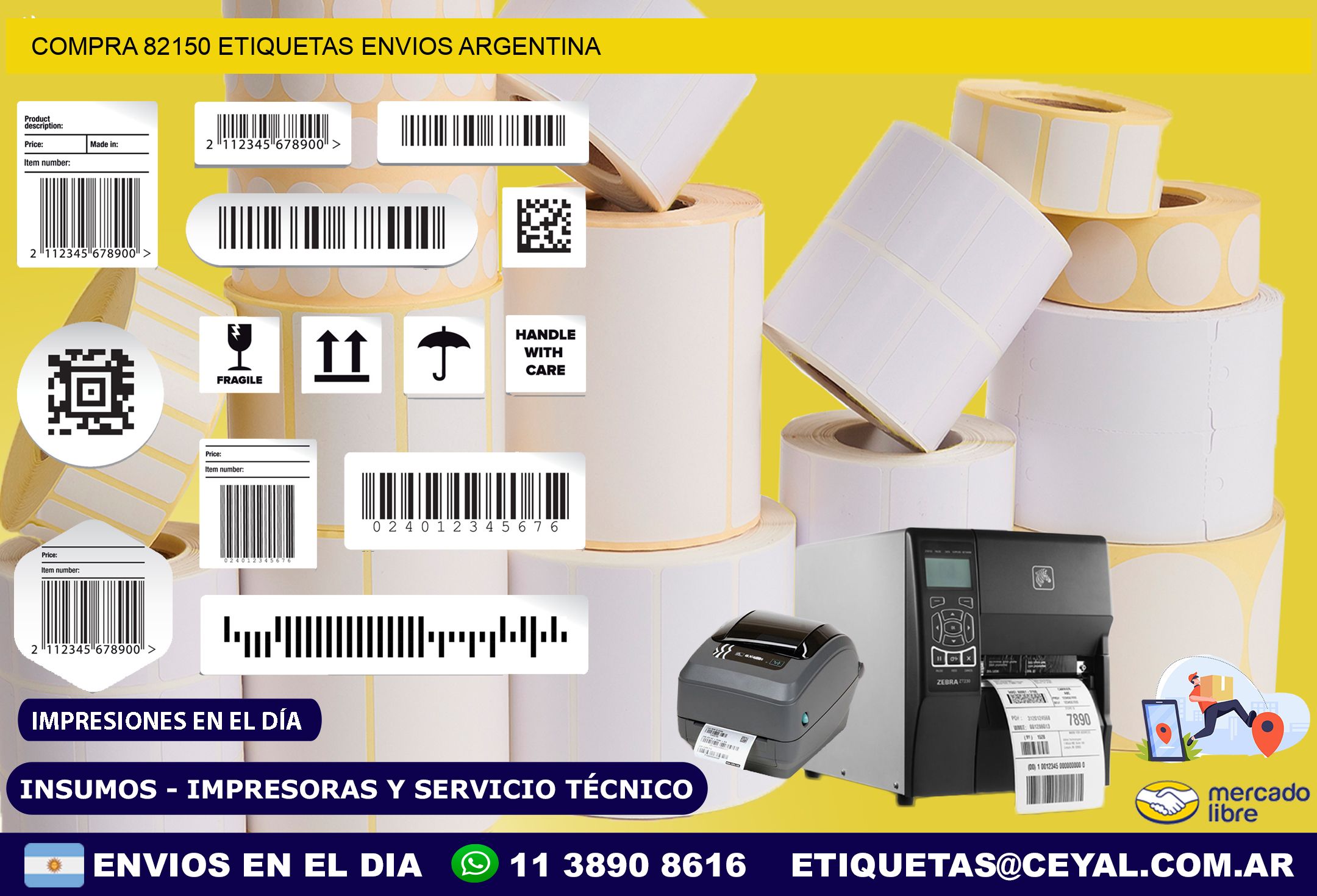 COMPRA 82150 ETIQUETAS ENVIOS ARGENTINA