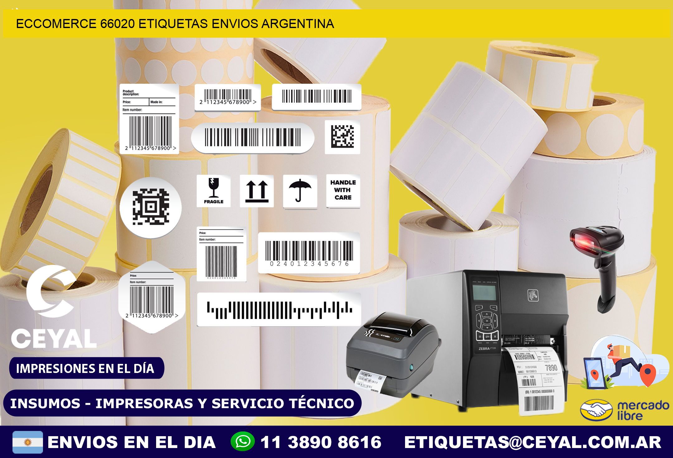 ECCOMERCE 66020 ETIQUETAS ENVIOS ARGENTINA